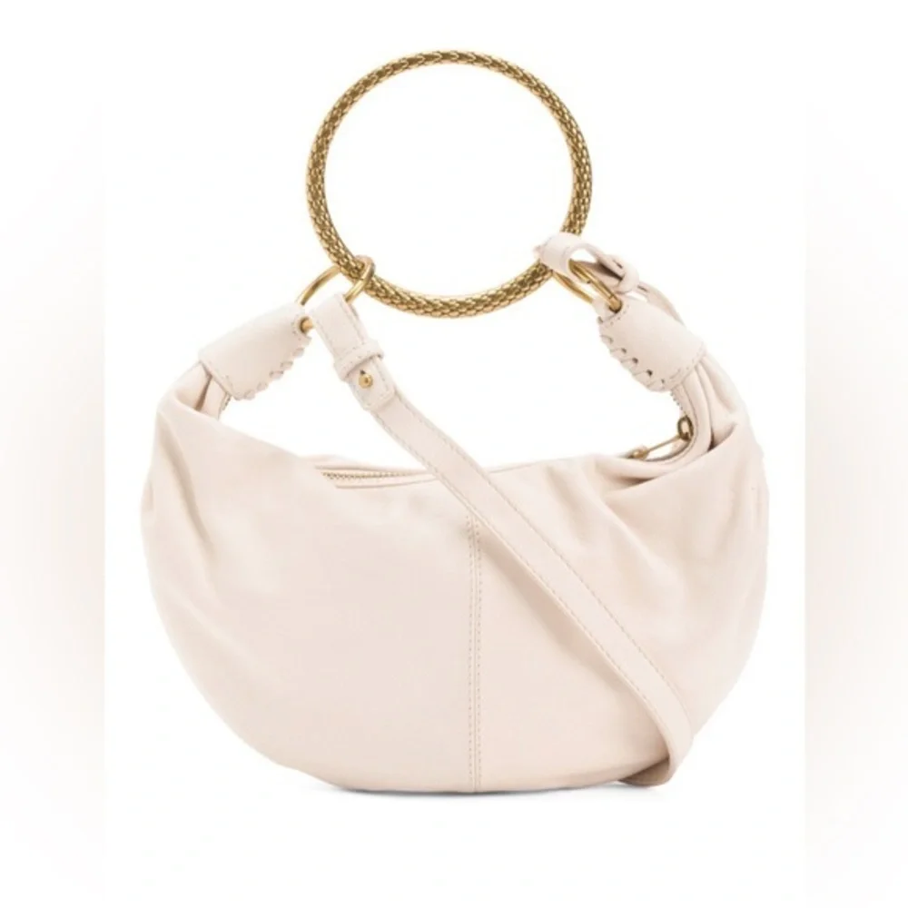 Leather Hobo Bracelet Bag